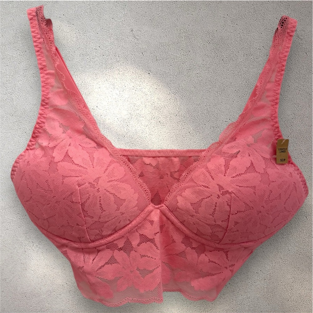 Victoria’s Secret PINK Elegant Pink Lace Bralette
